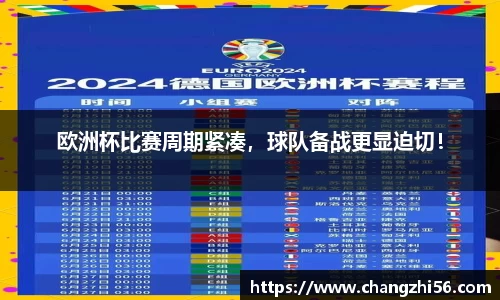 欧洲杯比赛周期紧凑，球队备战更显迫切！